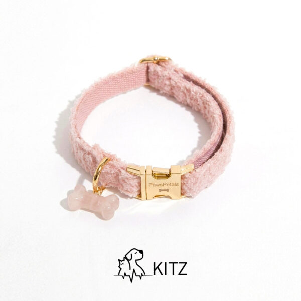 粉色主图-1 Crystal Pet Necklaces