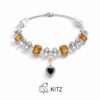 棕色主图-1 Crystal Pet Necklaces