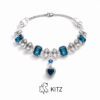 蓝色主图-1 Crystal Pet Necklaces