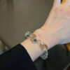 04-场景图 clear quartz bracelet,