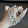 05-手链展示图 clear quartz bracelet,
