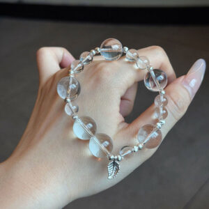 clear quartz bracelet,