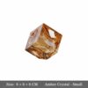Modern Square Crystal Block Ornament