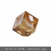 Modern Square Crystal Block Ornament