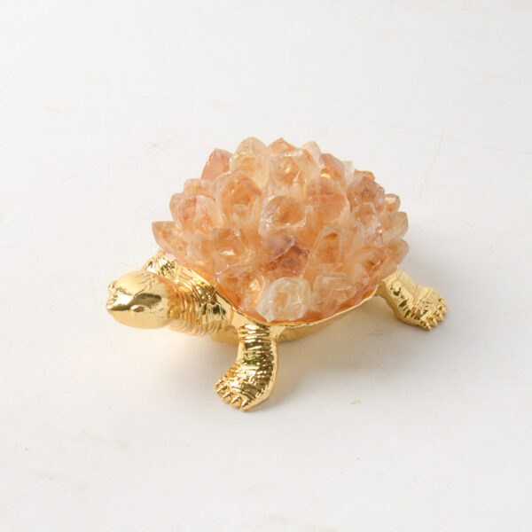 Citrine Turtle Feng Shui Ornament