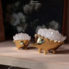 主图-01 Brass Natural Crystal Hedgehog Ornament