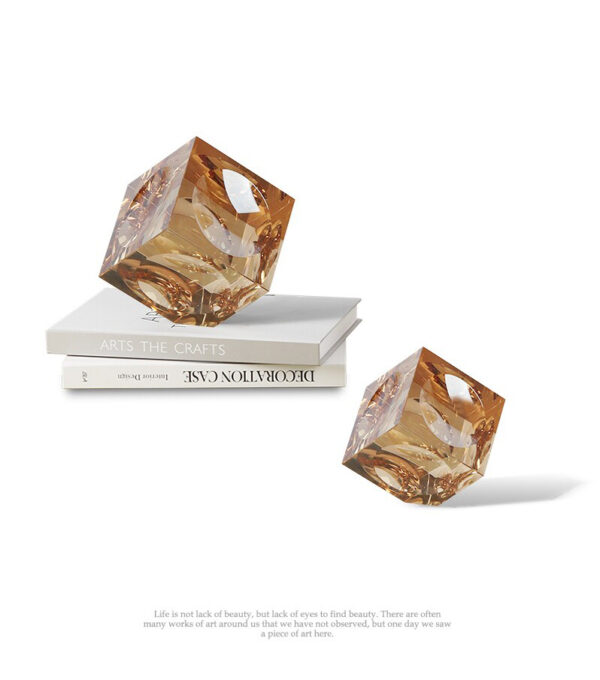 Modern Square Crystal Block