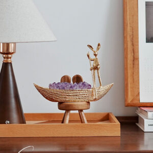 Natural Amethyst Rabbit Ornament