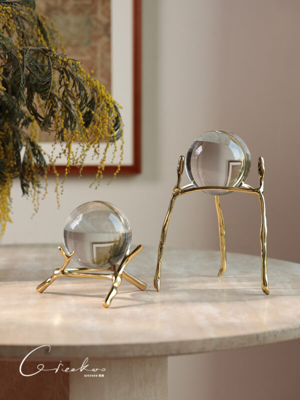 主图-03 Copper Crystal Ball Wealth Ornament
