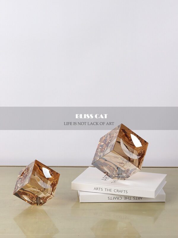 Modern Square Crystal Block