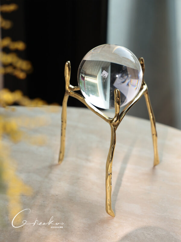 主图-04 Copper Crystal Ball Wealth Ornament