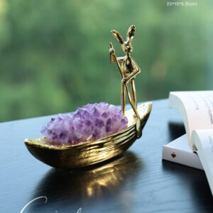 Natural Amethyst Rabbit Ornament
