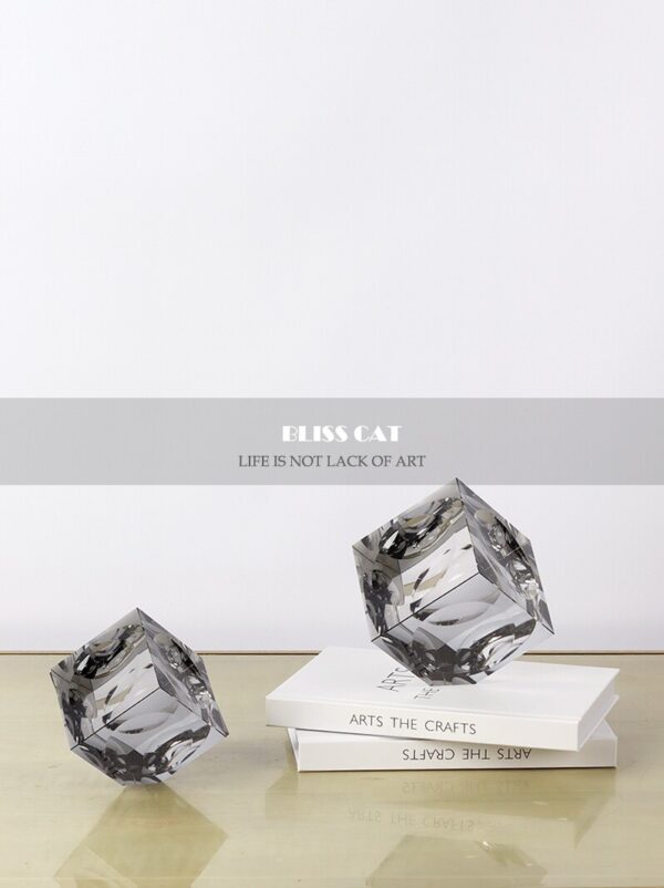 Modern Square Crystal Block