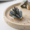 Blue Crystal Cluster Hedgehog Ornament