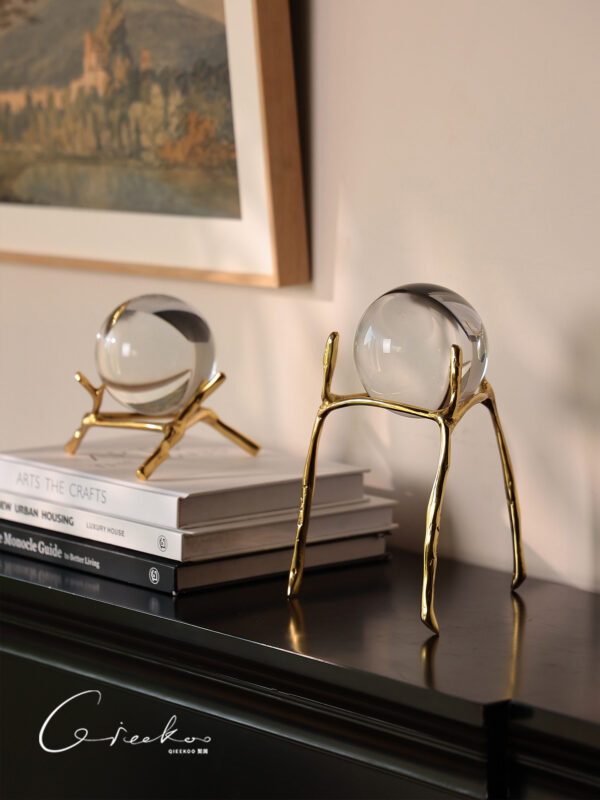 主图-05 Copper Crystal Ball Wealth Ornament