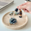 Blue Crystal Cluster Hedgehog Ornament