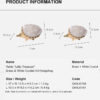 详情-05-英文版 Brass Natural Crystal Hedgehog Ornament
