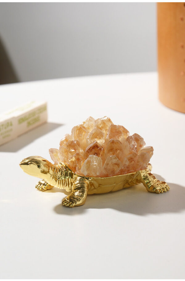 Citrine Turtle Feng Shui Ornament