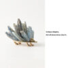 Blue Crystal Cluster Hedgehog Ornament