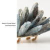Blue Crystal Cluster Hedgehog Ornament